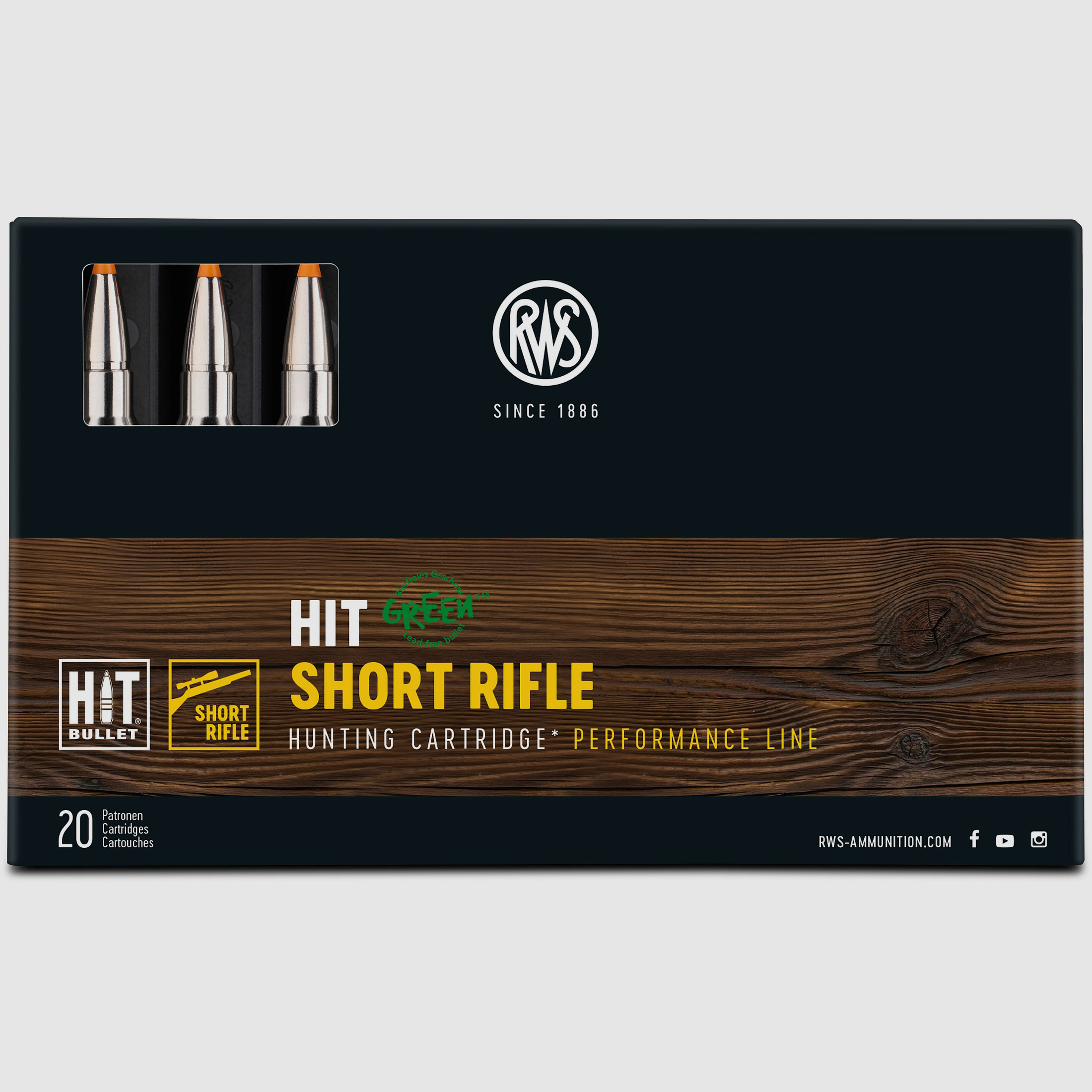 RWS .300WinMag HIT 10,7g ShortRifle Bleifrei