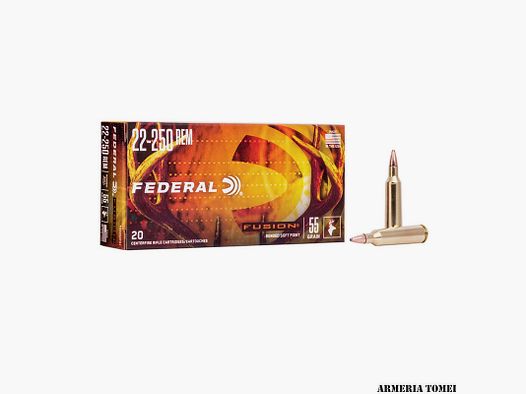 FEDERAL – FUSION 22-250 REM 55gr (F22250FS1)