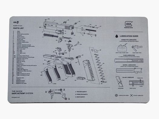 Alfombrilla de soporte Firearms Glock