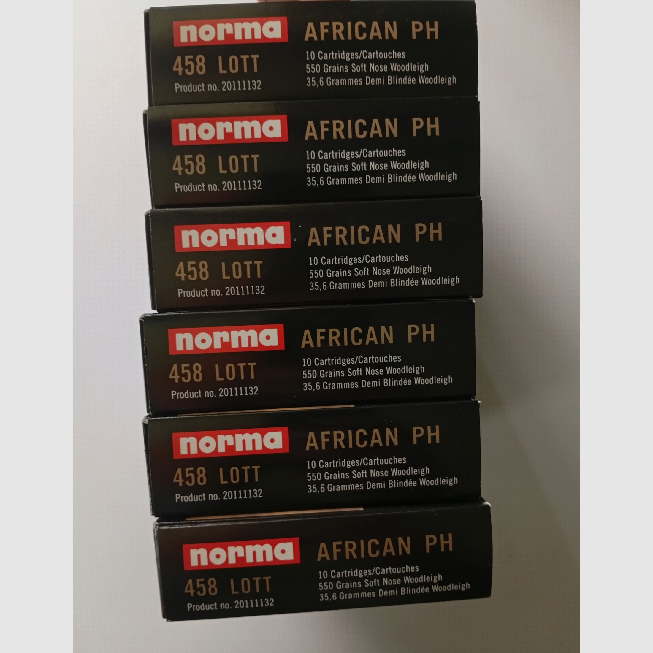 .458 Lott African PH ammunition