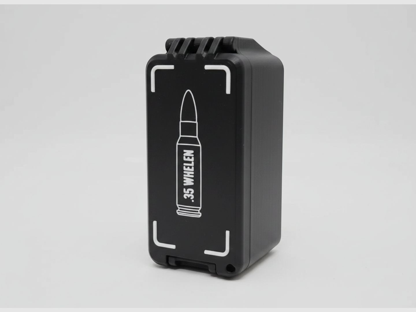 Filamelt Munitionsbox / 35 Whelen / 'Klapp- / Rastdeckel' / Patronenbox, Ammo Box