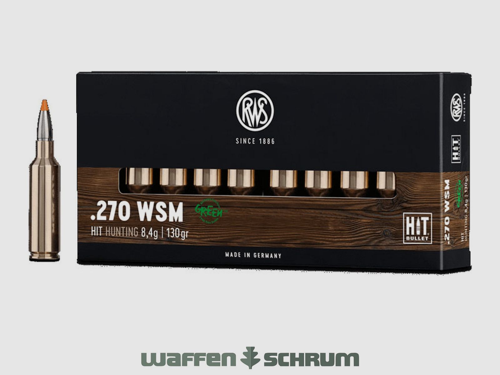 RWS HIT 8,4g - 130gr .270WSM