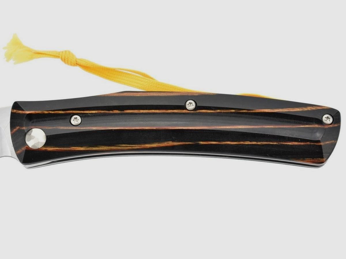 Mcusta MC-0192C Higonokami VG-10 San Mai Pocket Knife yellow/black, image 6 of 20