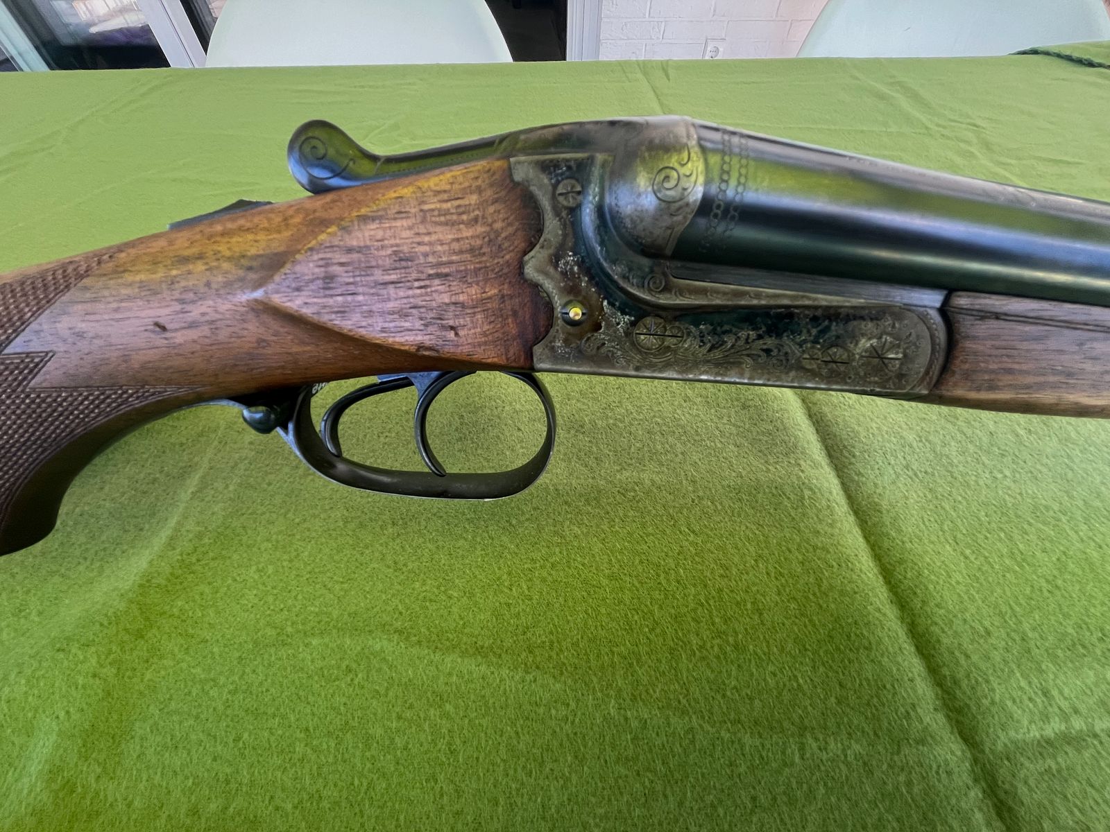 Double fusil Simson Suhl Cal 12/70, canons de 71 cm