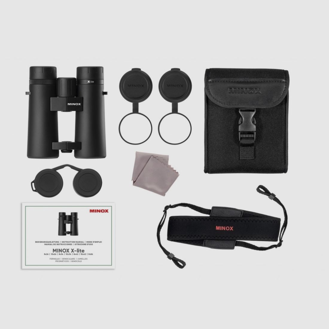 Minox 80407329 Prismáticos XLite 8x56 Novedad para observación y vidrio de crepúsculo