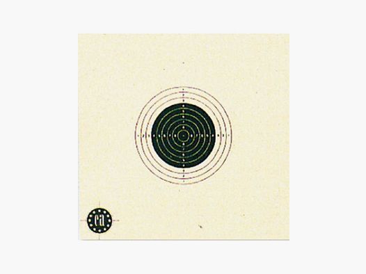 Cartons-cibles 10 x 10 cm