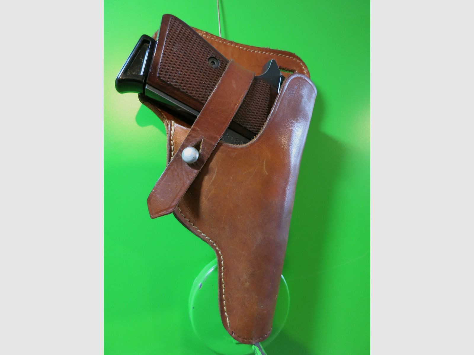 Belt holster DBGM holster, G.D.H, for pocket pistols like Walther PP-