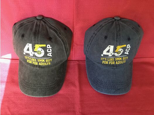 Cappellino da baseball 45 ACP Nero, Blu