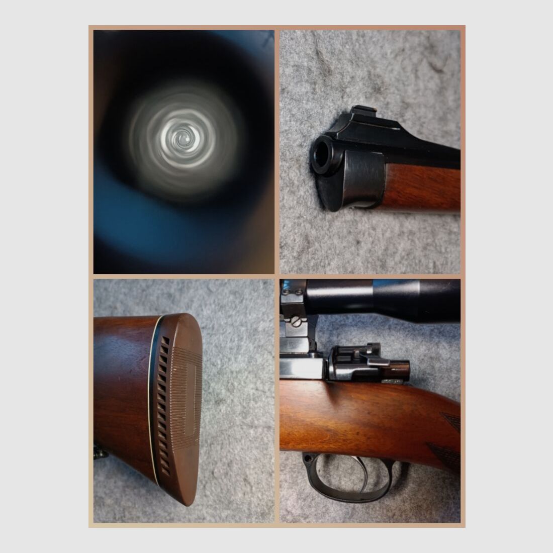 CZ BRNO Frankonia 98er Stutzen mit zwei ZF + Rückstecher Abzug