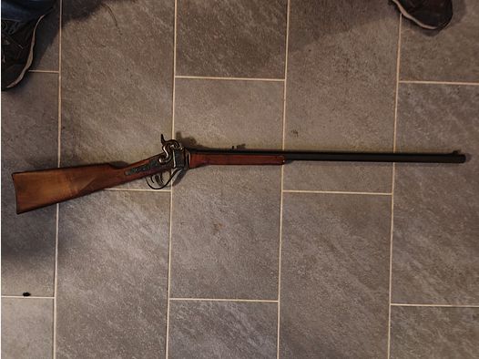 Percussion rifle .45/70 Perc. Length: approx. 118cm Barrel length: approx. 74.5cm,
