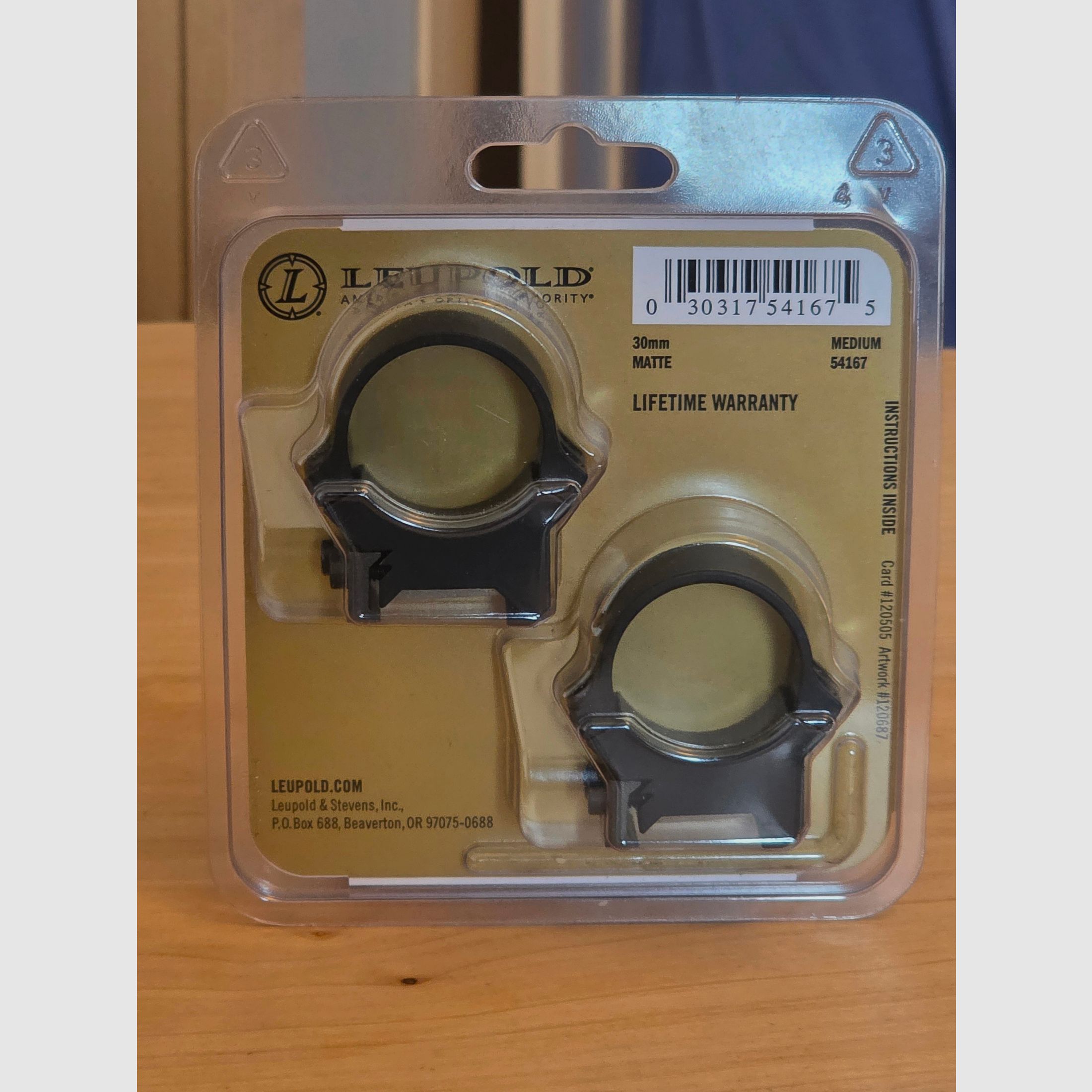 Leupold PRW Ringe 30mm