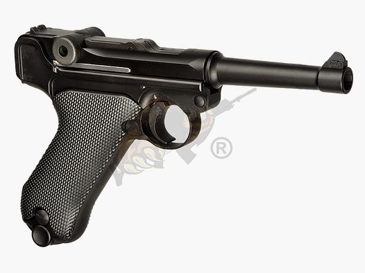 WE P08 Vollmetall GBB schwarz -F-