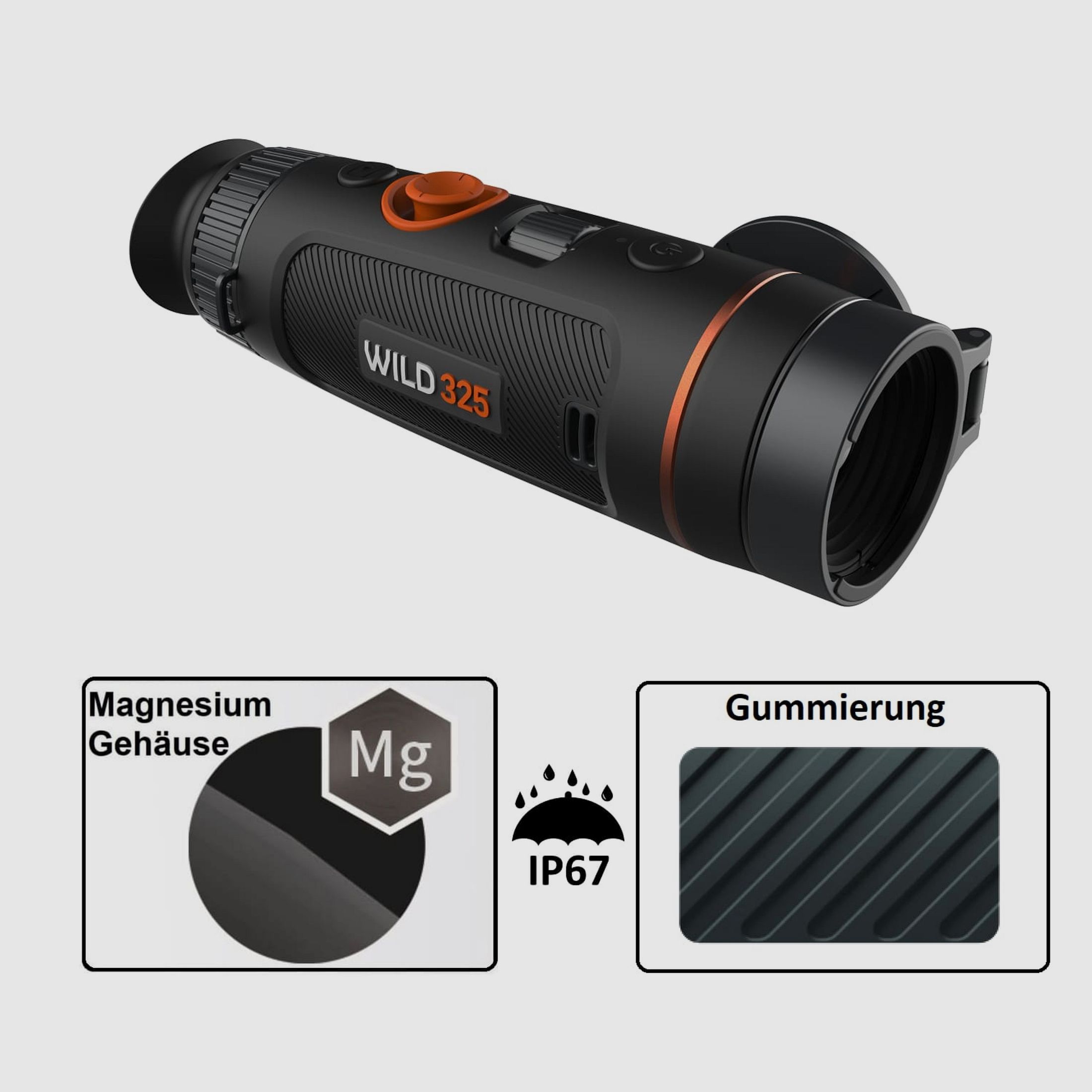 ThermTec WILD 325 25mm lens 18 mk 384x288 thermal imaging camera