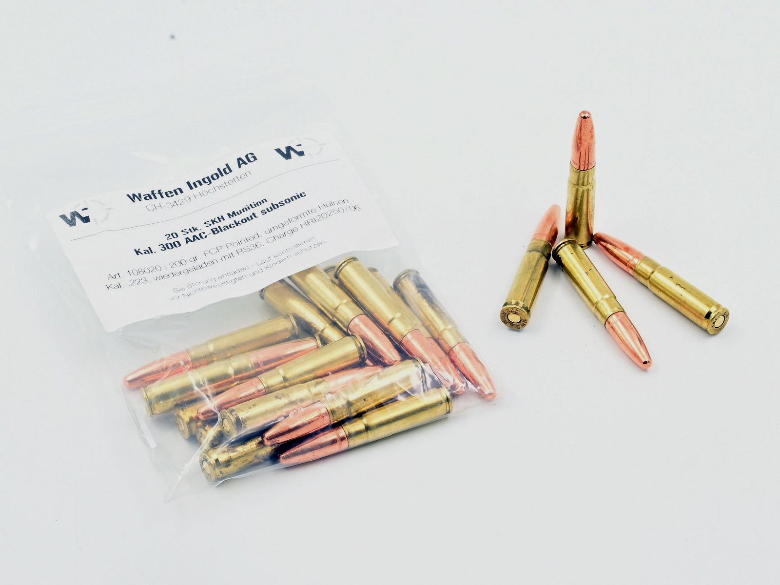 SKH, 300 Blackout Subsonic, FCP Pointed 200 gr., 20 pcs.