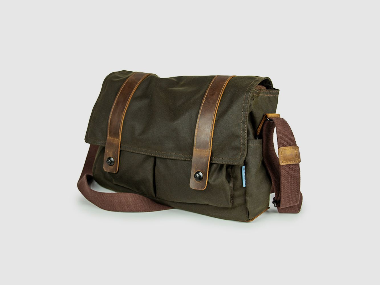 STEINKAUZ-Waxed Cotton Tasche "Fischland", oliv