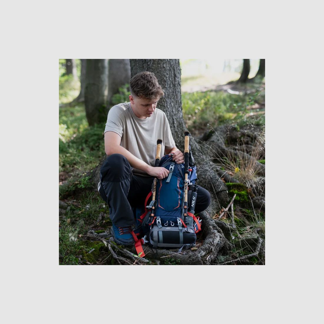 NC1993 Backpack Northlake 30L+10L in Navy Blue