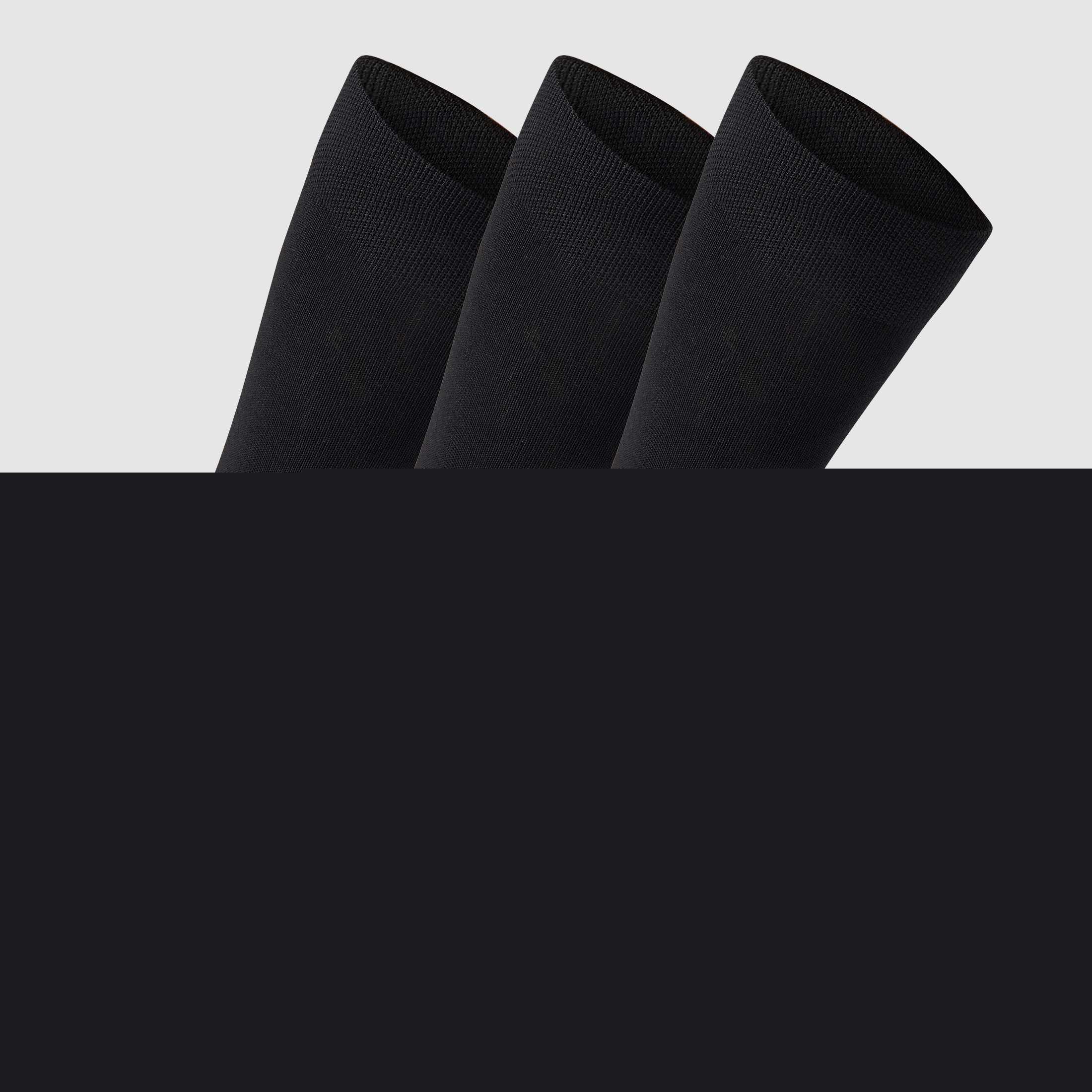 Bambussocken - 3er-Pack - Black Ink – Size: 36/39