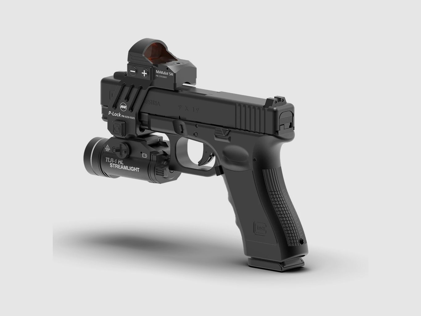 MAK P-Lock Reflexvisier-Montage für Pistolen, Bild 4 von 6