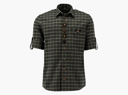 Hemd 1/1 Arm Regular Fit Herren (Trachtengrün)