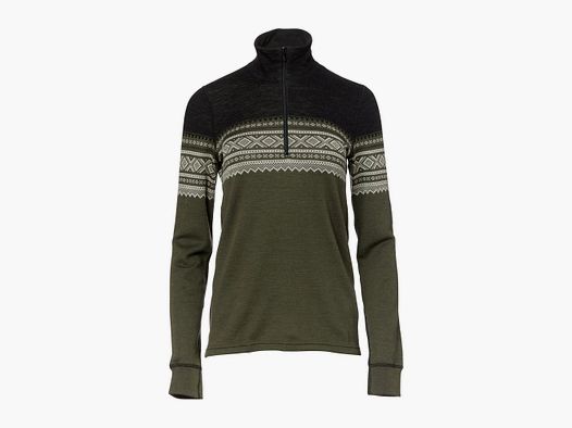 aclima Aclima Pullover DesignWool Marius Mock Neck Zip nordmarka Frauen