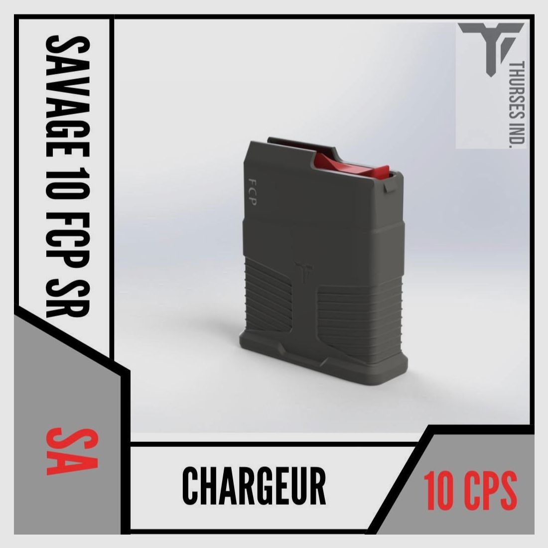 TI Magazin Kompatibel SAVAGE 10 FCP SR .308win 10 Schuss