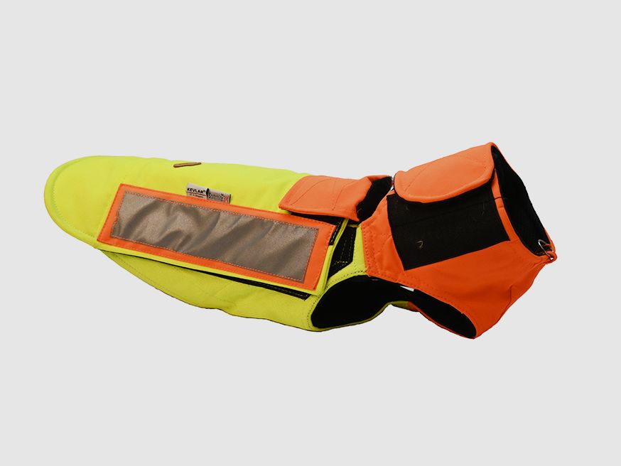 Hubertus Hundeschutzweste Kevlar Orange