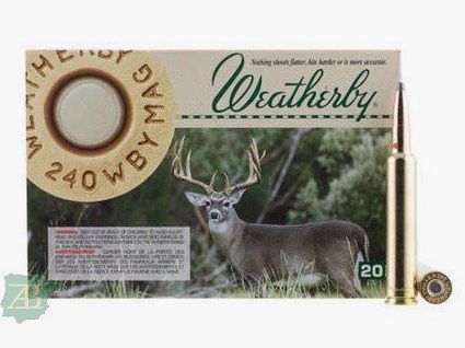 Büchsenmunition Weatherby Nosler Partition