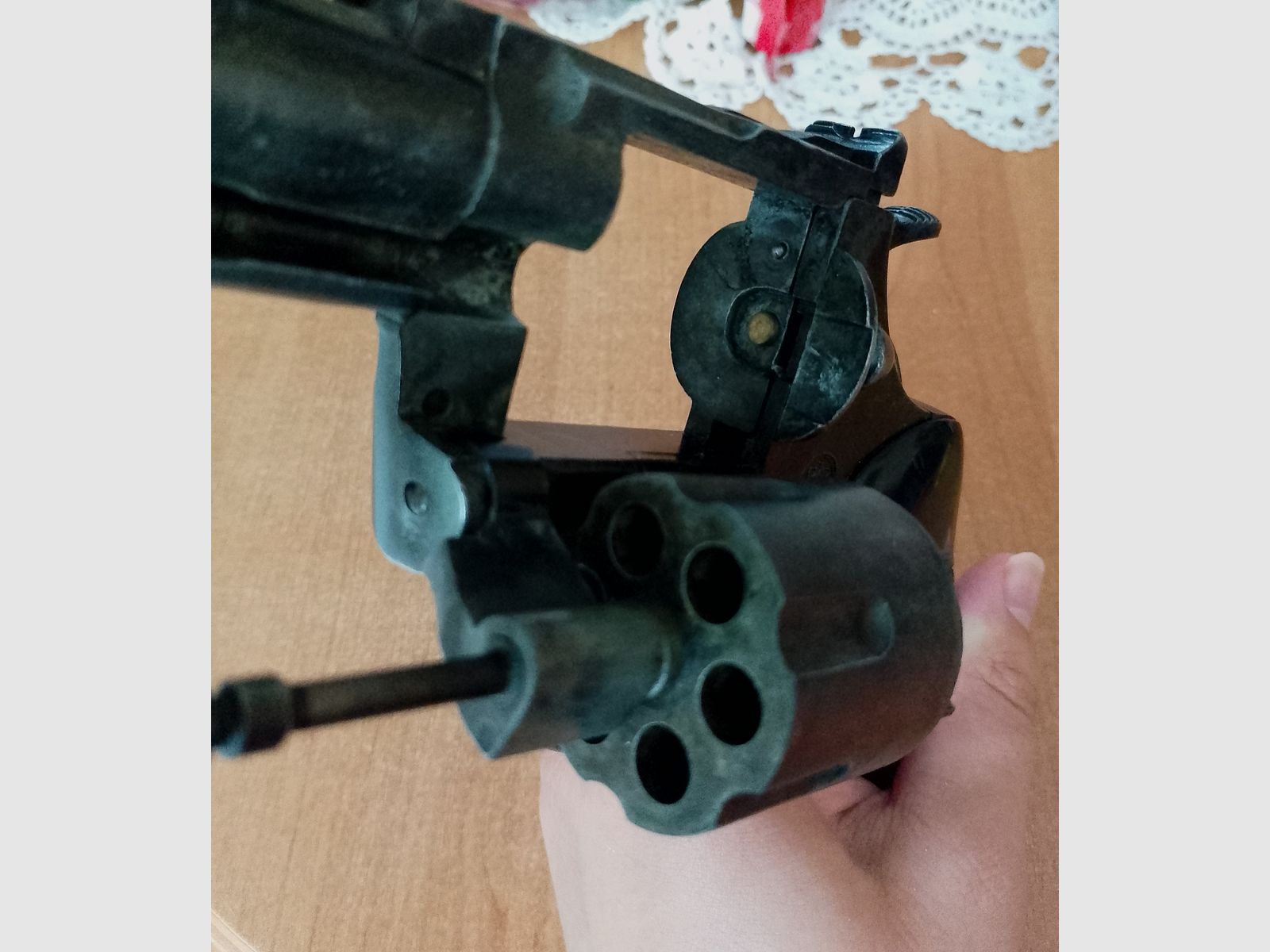 Cuno Melcher ME Magnum im Kal. 9 mm R. Knall im PTB 438