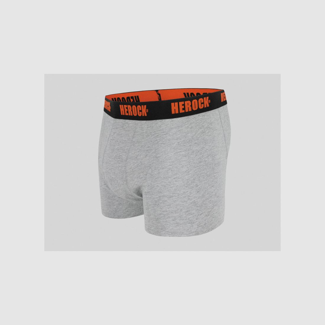 Pack 3 Boxers Gorik Herock® - Grau, Schwarz, Orange - Baumwolle, Bild 3 von 7