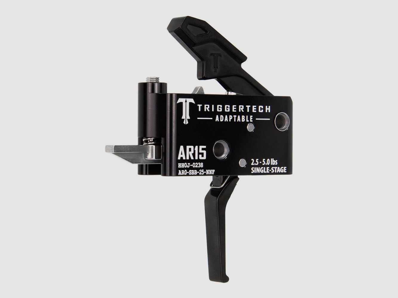 AR15 – Single-Stage Adaptable Black Straight Flat, image 3 of 5