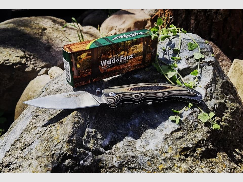 Forêt et couteau de poche Gent Satin G10 191867