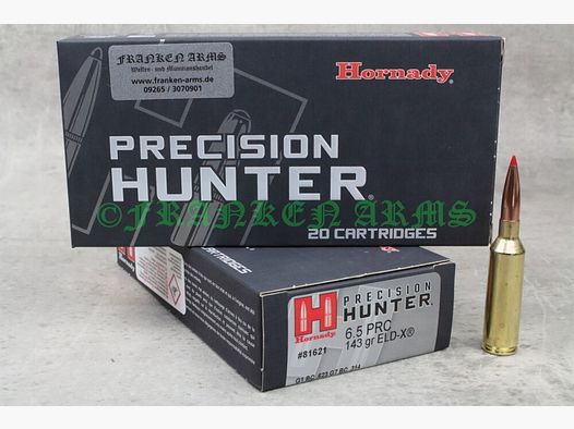 Hornady ELD-X 6,5 PRC 143gr. 9,3g 20 Stück Staffelpreise
