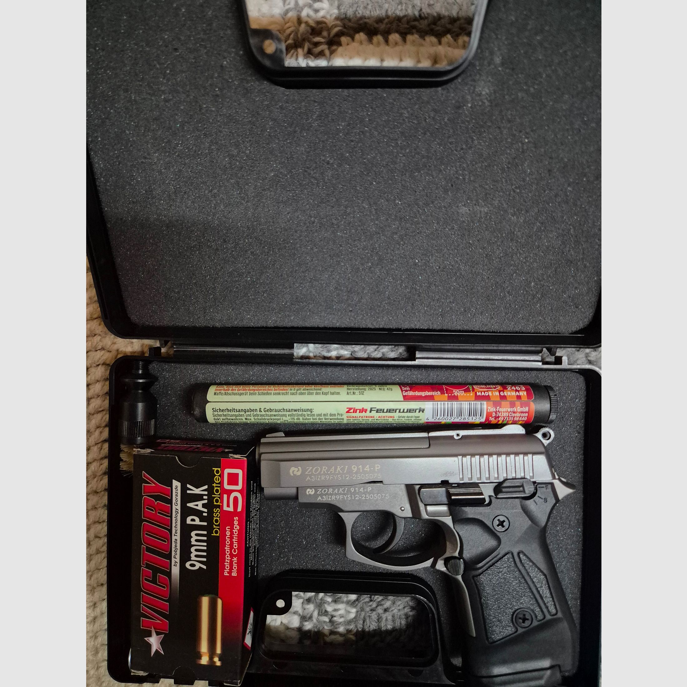 Zoraki 914 Titan incluido 50 disparos y estrellas