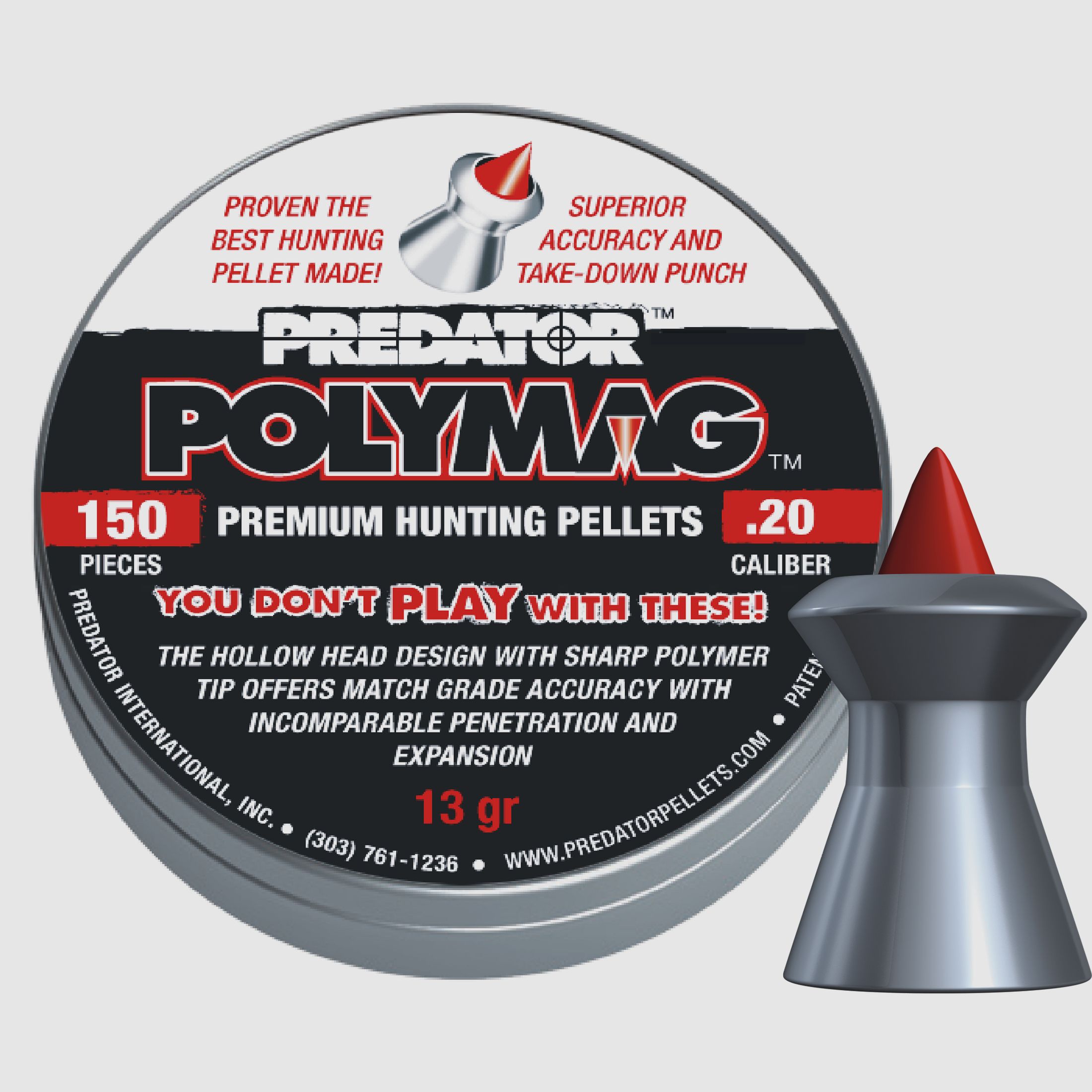JSB Predator Polymag, Kal. 5,0mm, 0,9g