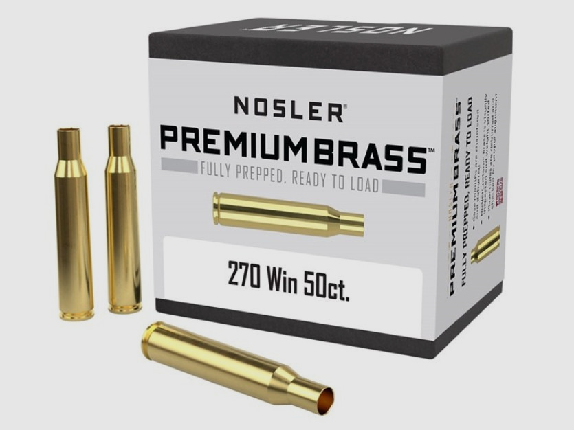 .270 Winchester Nosler Hülsen 50 Stück