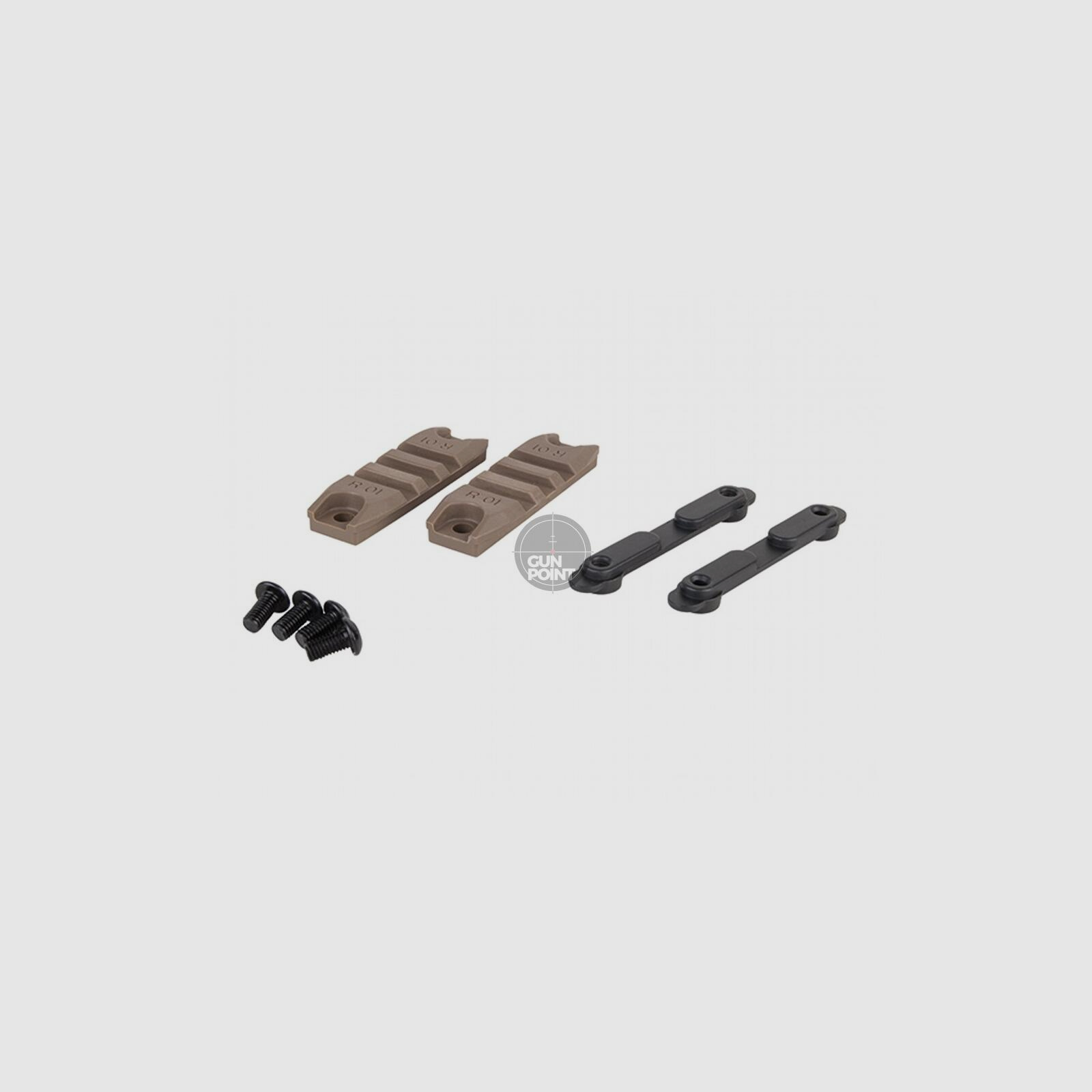 ARES Amoeba M4 Handguard Rail dark earth