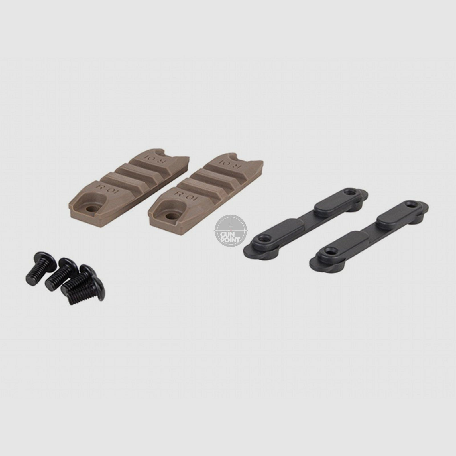 ARES Amoeba M4 Handguard Rail dark earth