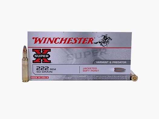 WINCHESTER CARTUCHOS 222 REM 50 GR