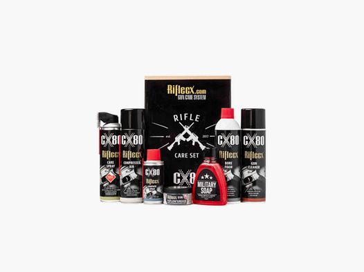 RIFLECX CX80 SET KOMPLETT ZUR REINIGUNG VON GEWEHREN UND BÜCHSEN (RX000019)
