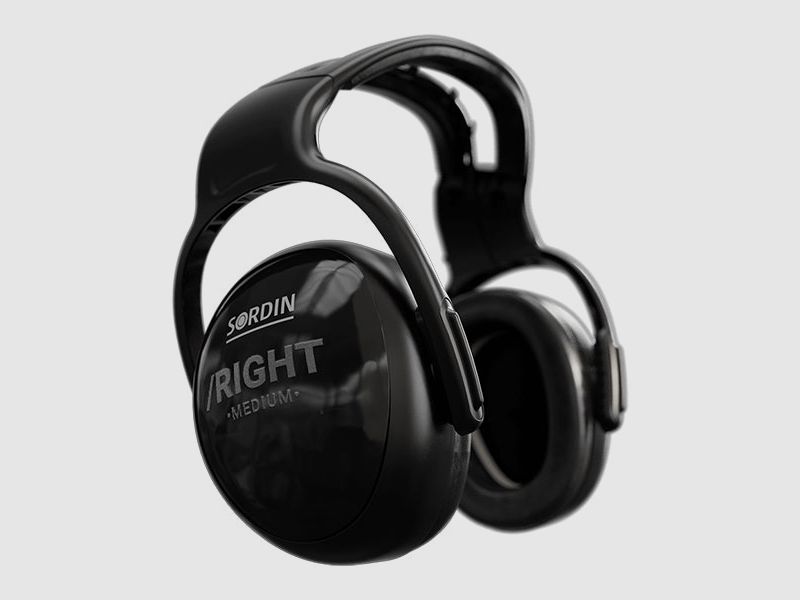 Hearing protection LEFT/RIGHT, Medium, Headband, Black, image 2 of 6