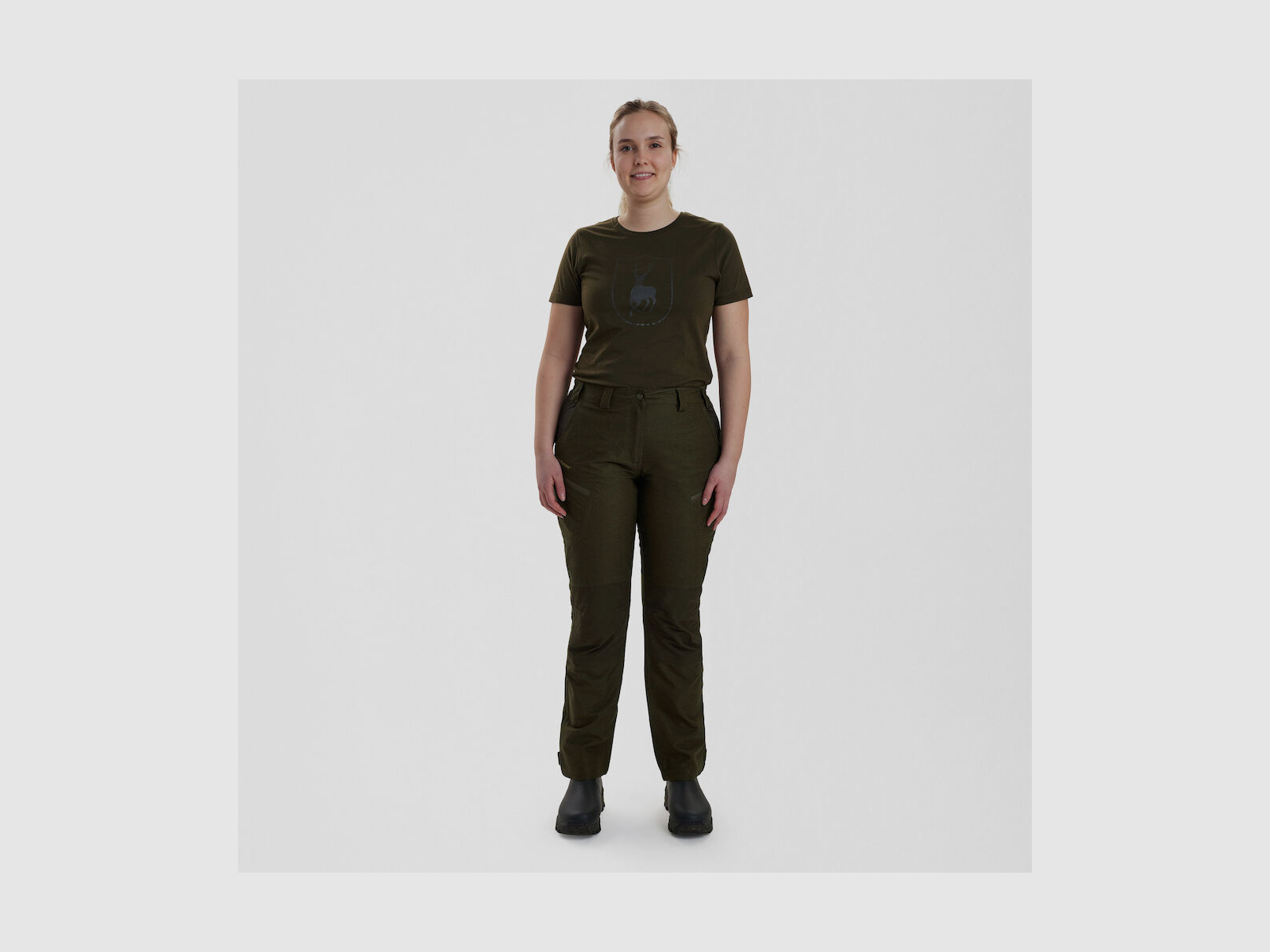 DEERHUNTER Lady Chasse Pantalones Oliva Noche Melange