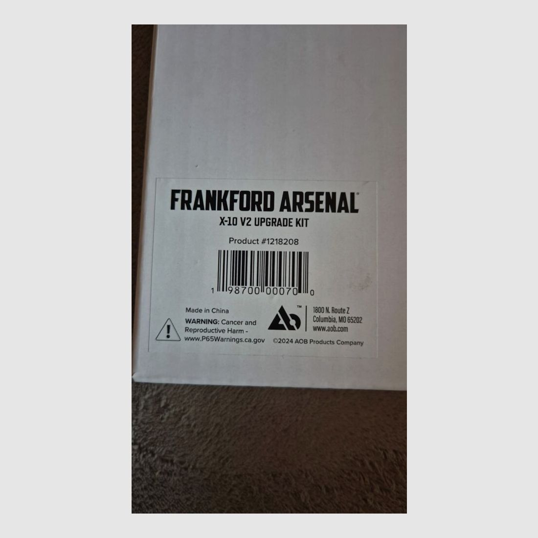 Frankford Arsenal X-10 Upgrade Kit, Bild 1 von 3