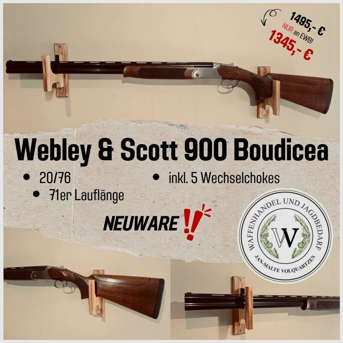 Webley & Scott 900 Boudicea