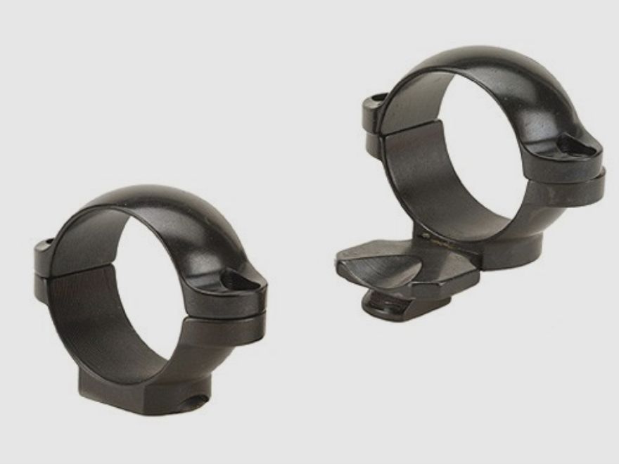 Leupold STD Rings 25.4mm extended low angled glossy black