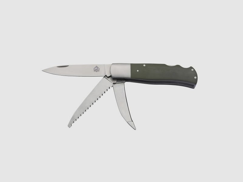 PUMA TEC Jagdtaschenmesser G10 green