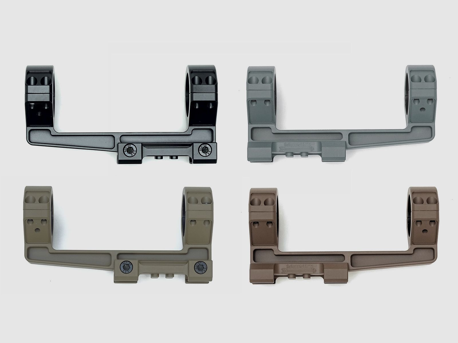 OA Sharp ZF Montage, 30mm Ringdurchmesser LPVO/ OA15/ AR15, 7075 Aluminium, 4 Farben, Bild 1 von 11