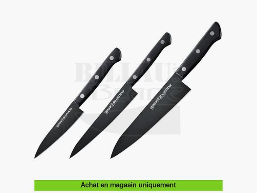 SAMURA SHADOW Küchenmesser (3er-Set)