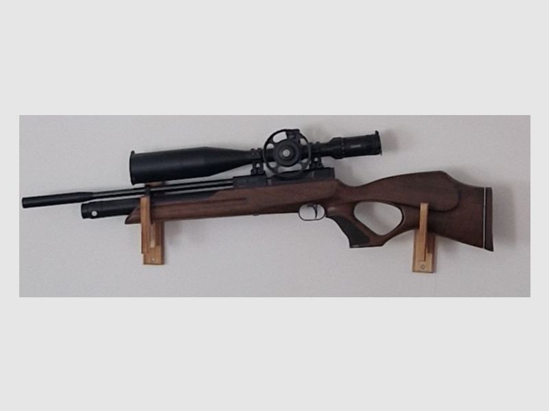  Weihrauch HW 100 T Pressluftgewehr  Kaliber: 4,5 mm | Schaft: Holz Lochschaft    Hawke Sidewinder 30 SF 6-24x56 20x Half Mil Absehen