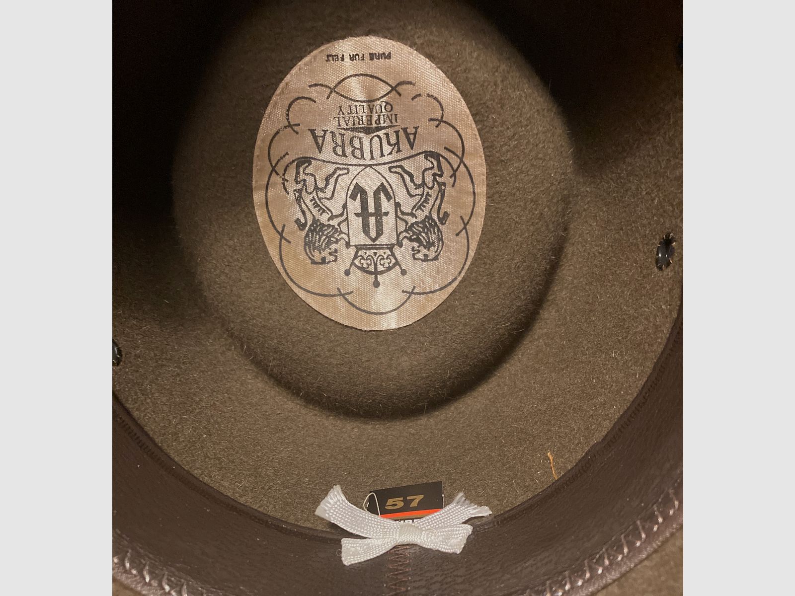 Filzhut der Marke Akubra aus Australien, neuwertig