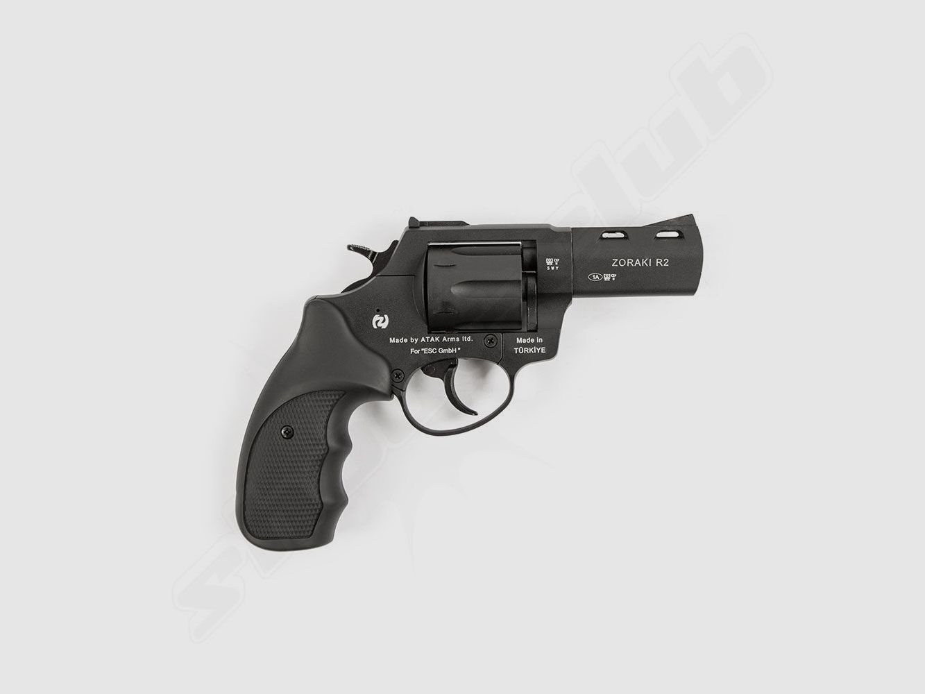 Zoraki R2 Schreckschussrevolver 3 Zoll Schwarz 9mm R.K. - Set